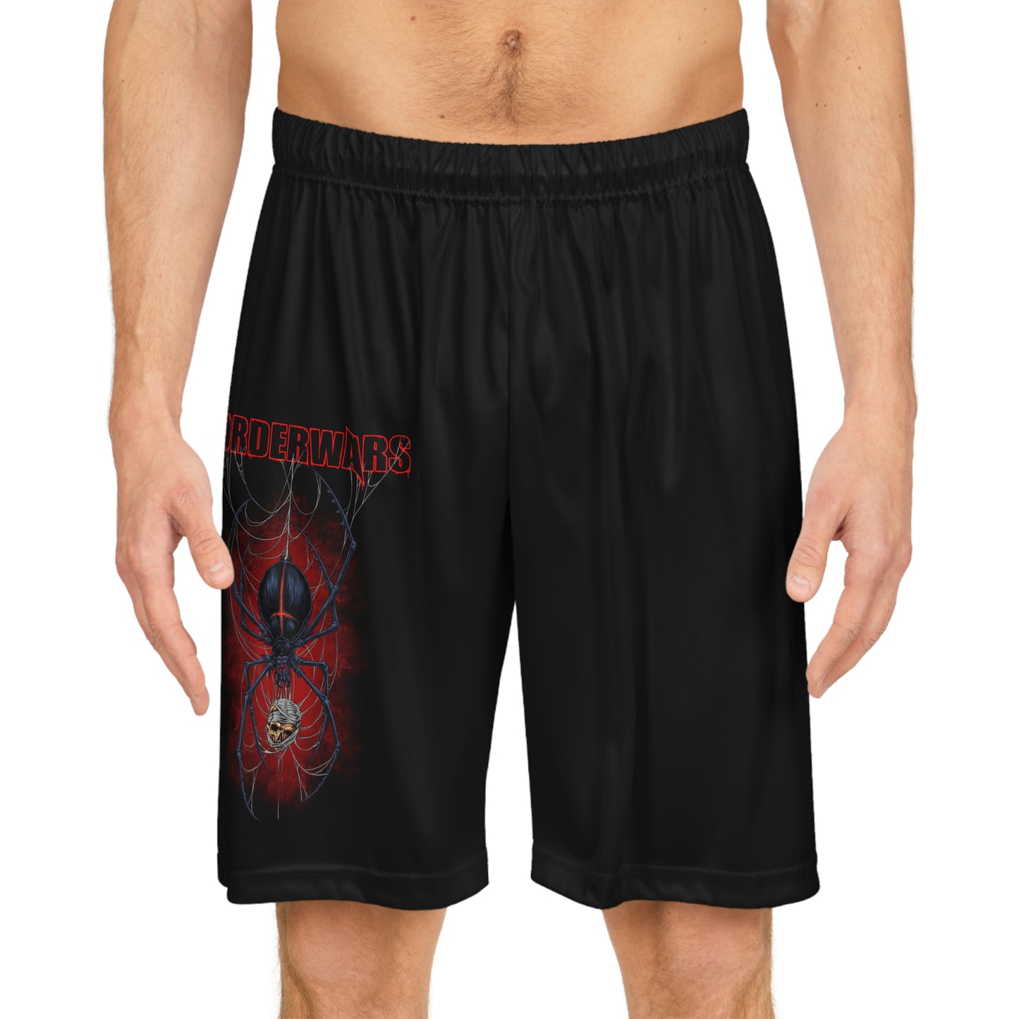 XMAS SPECIAL !!   BORDERWARS    "Spider"   Black Shorts
