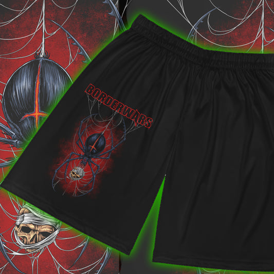 XMAS SPECIAL !!   BORDERWARS    "Spider"   Black Shorts